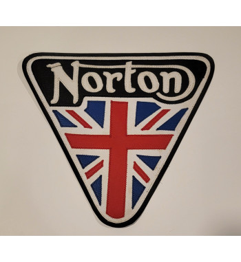 Norton union jack patent plate 11 inch