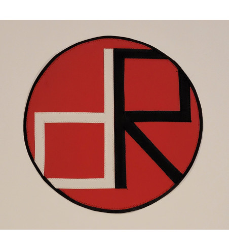 drastically Reduced round logo back patch 10 inch