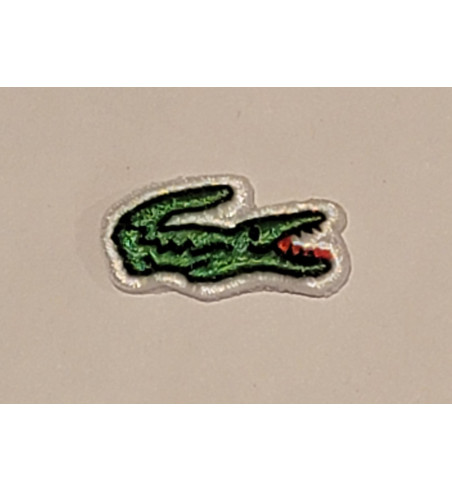 Lacoste gator patches 1 inch 5 pieces