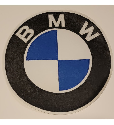 BMW logo round back patch 10 inch