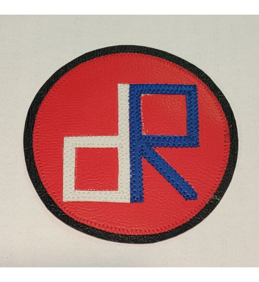 drastically Reduced round logo patch 4.25 inch