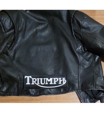 Triumph b/w back patch 11 inch