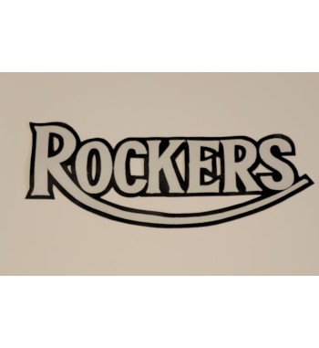 Rockers logo back patch 13 inch