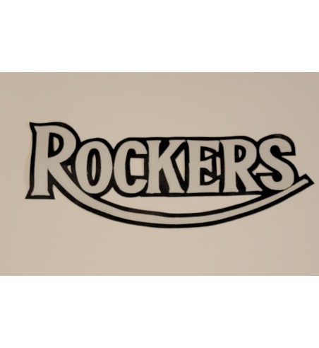 Rockers logo back patch 13 inch