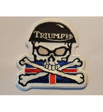 Triumph skull patch 3 inch