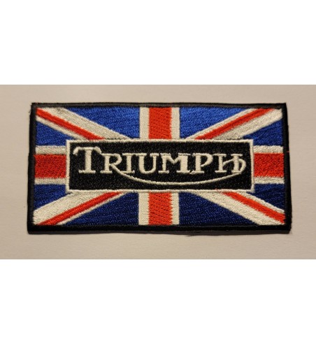 Triumph flag patch 4 inch