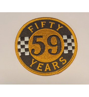 59 Club 50 years patch 3 inch