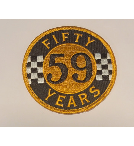 59 Club 50 years patch 3 inch