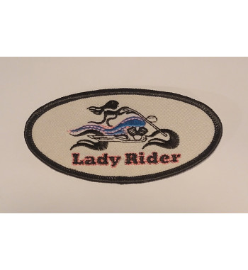 Lady Rider oval patch 4 inch