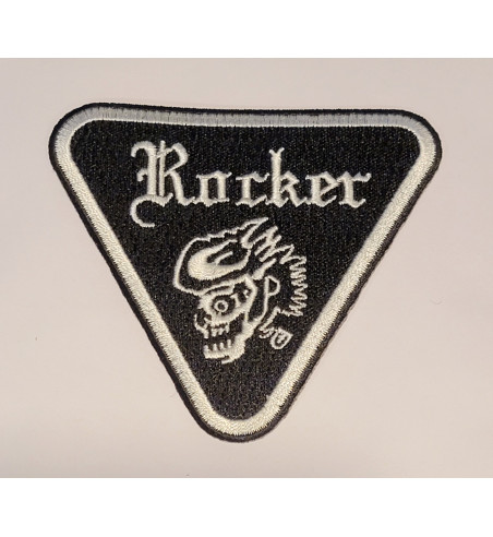 Rockers skull patent plate 3 inch