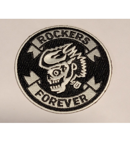 Rockers Forever skull patch 3 inch