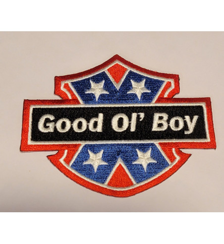 Good "Ol Boy shield patch 4 inch