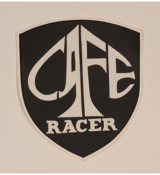 Cafe Racer spade shield back patch 10 inch Cafe Racer spade shield back patch 10 inch