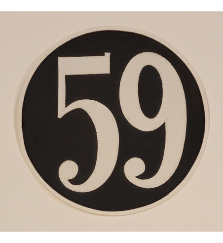 59 Club back patch 10 inch