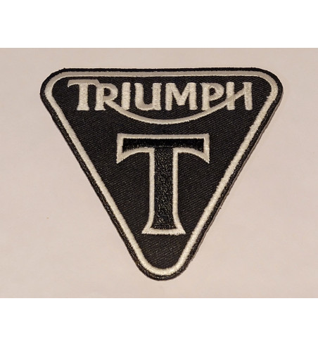 Triumph T patent plate patch 3 inch