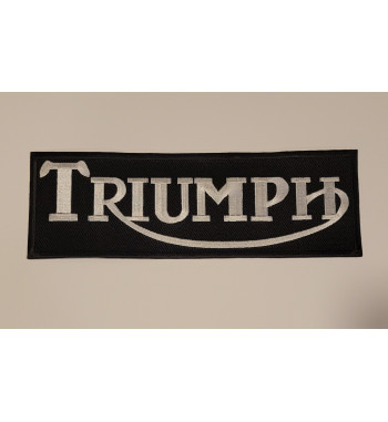 Triumph b/w back patch 11 inch
