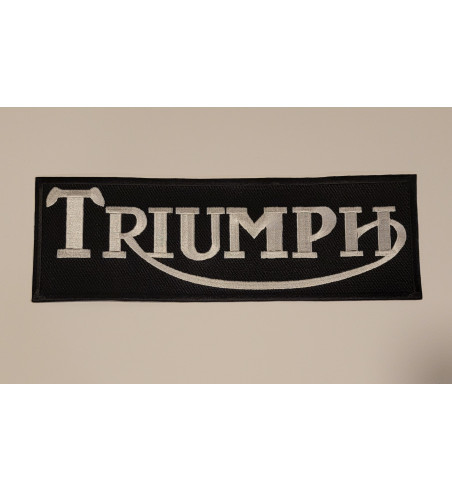 Triumph b/w back patch 11 inch