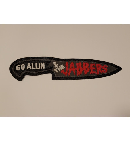 GG Allin and Jabbers knife patch 12 inch